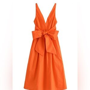 Simple Orange Dress